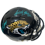 Jimmy Smith Signed Jaguars Speed Mini Helmet w/ Ins Beckett Witness BAS COA0