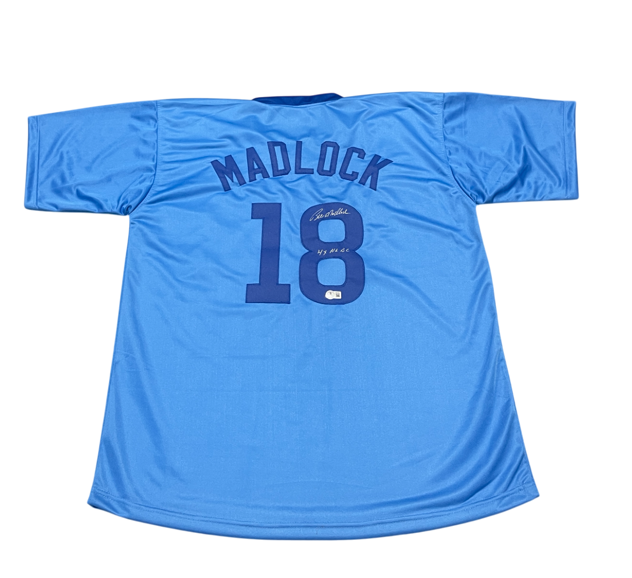 Bill Madlock Signed Chicago Cubs Custom Jersey w/ 4x NL BC Beckett BAS COA0