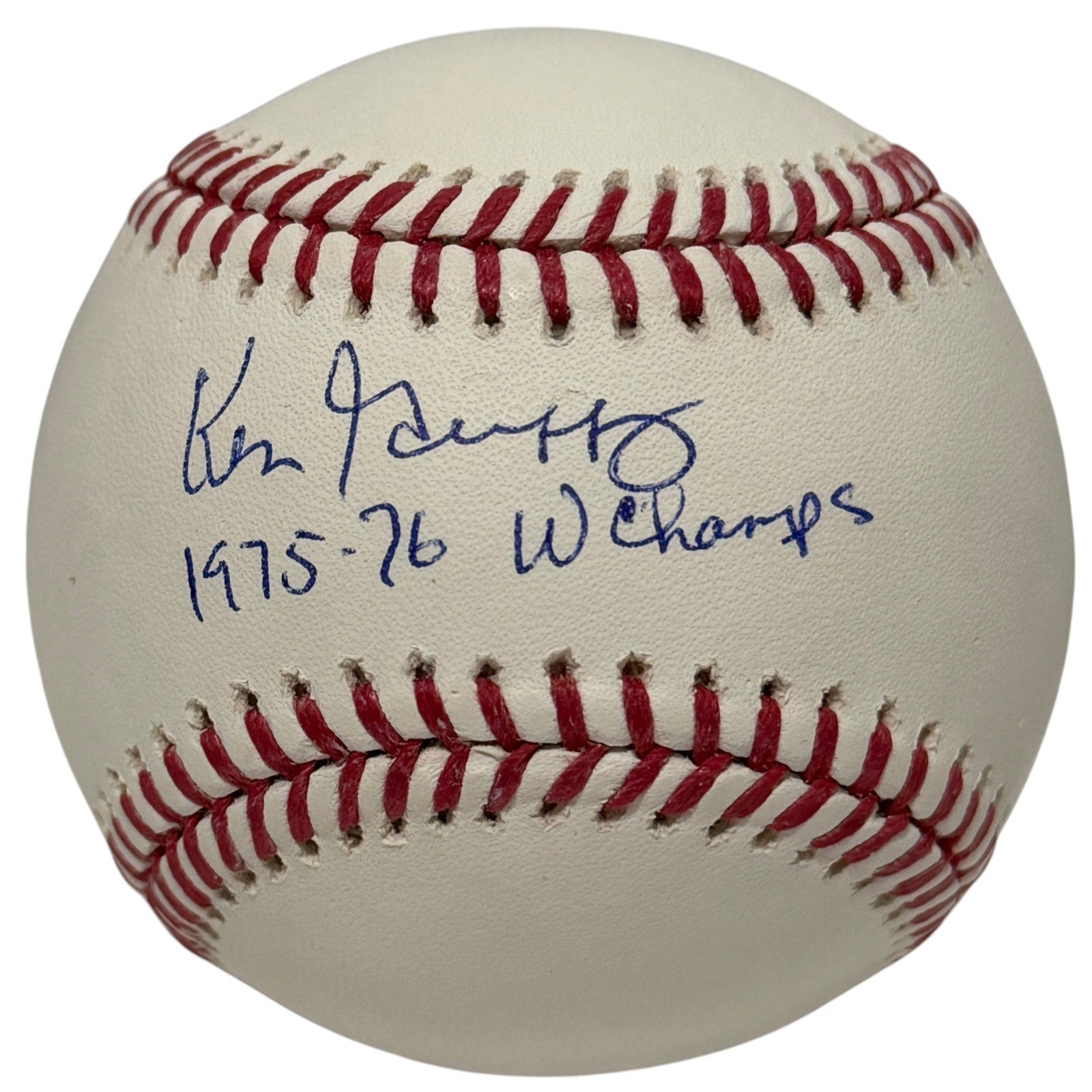 Ken Griffey Sr Signed Autographed ROMLB Baseball w/ 1975-76 Champs JSA COA Reds0