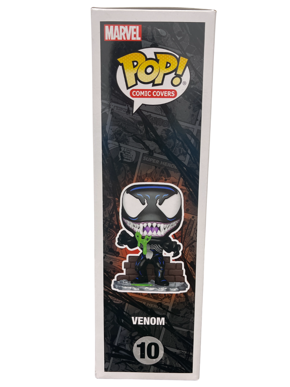 Tom Hardy Signed Venom Funko Pop Comic #10 w Sam De La Rosa Sketch BAS JSA COA A3