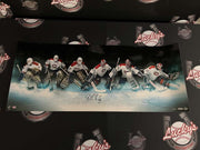 Patrick Roy Signed Auto 36x15 Photo "Art of the Save" 59/100 Upper Deck UDA COA0