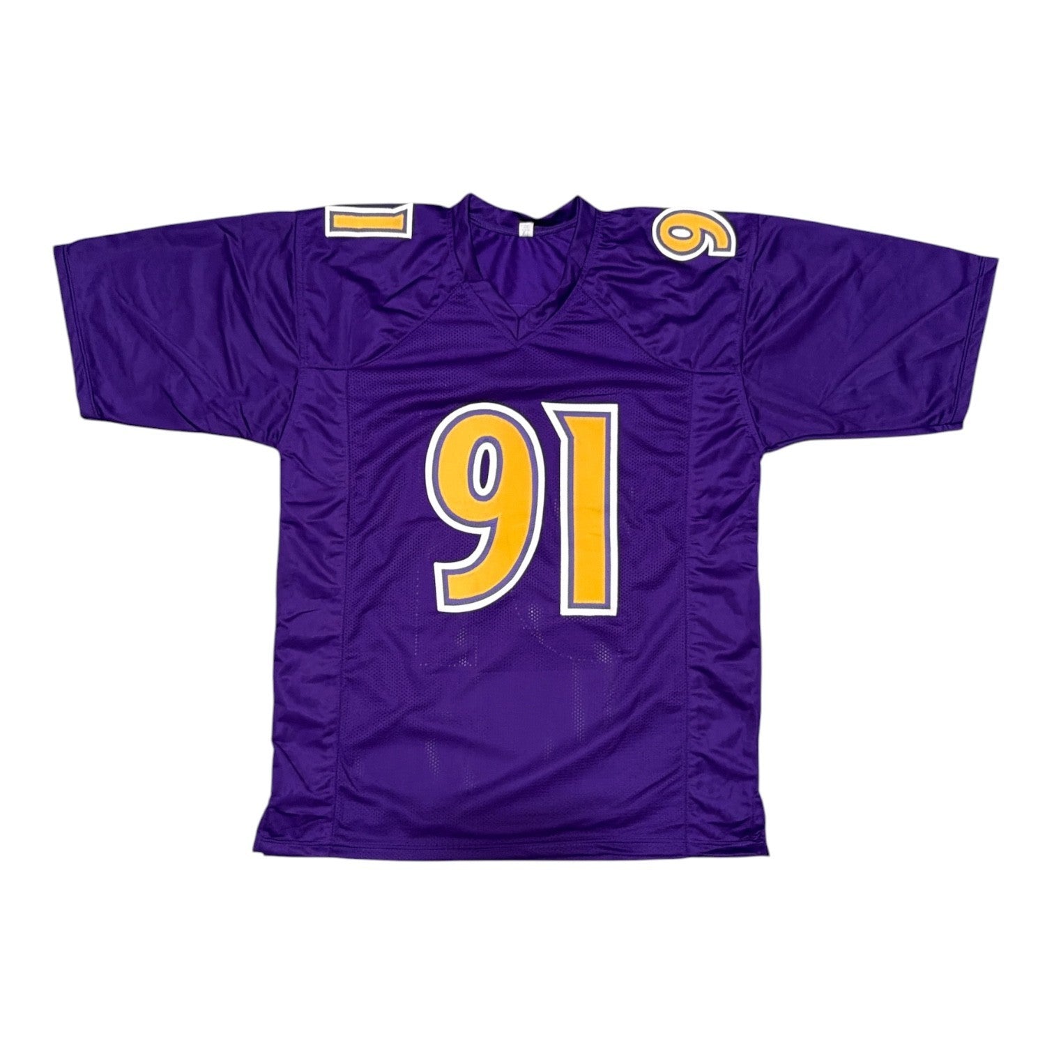 Trey Hendrickson Signed Baltimore Ravens Custom Jersey JSA Witness COA2