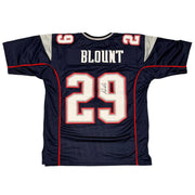 LeGarrette Blount Signed New England Patriots Custom Jersey JSA Witness COA0