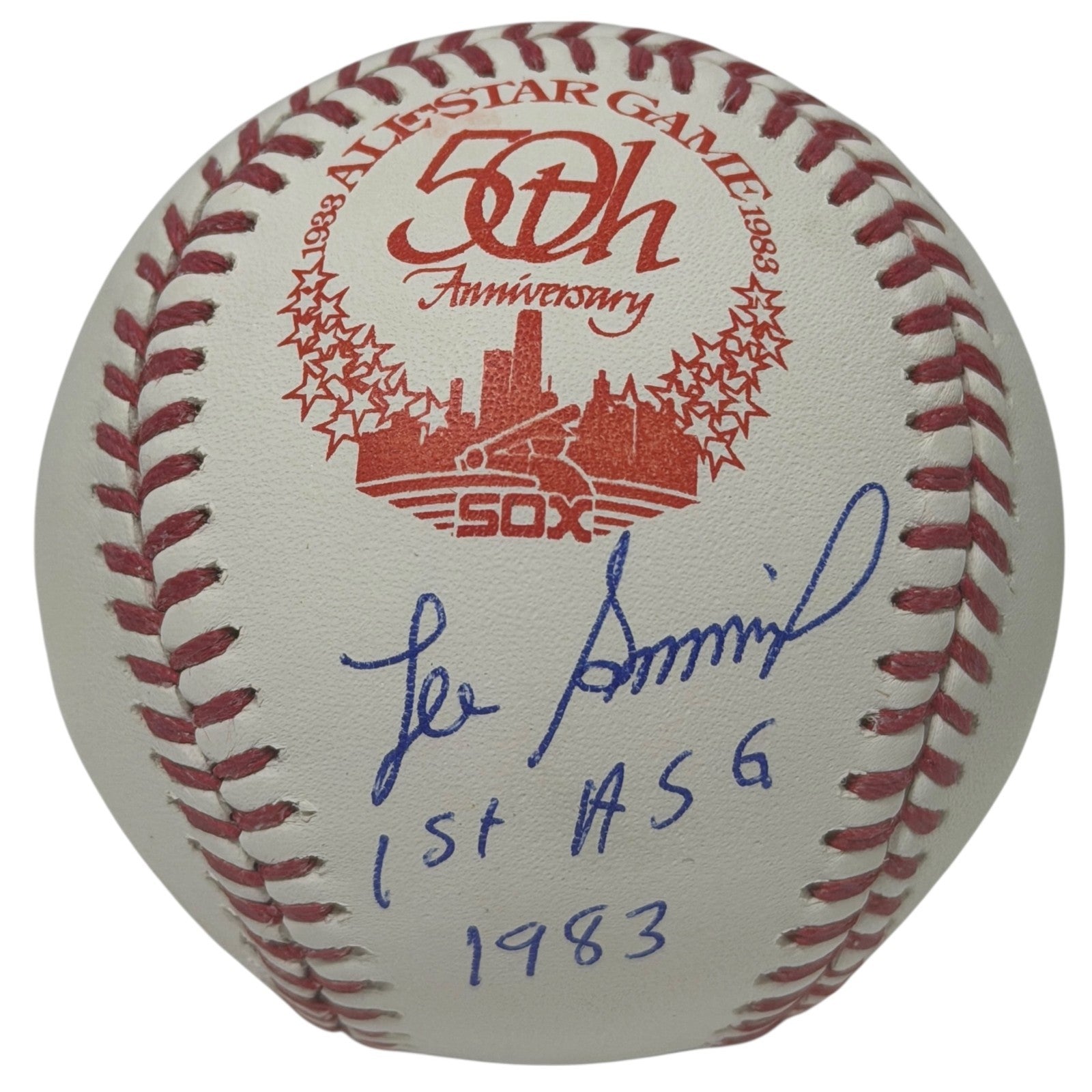 Lee Smith Signed 50th All Star Game Baseball w/ 1st ASG 1983 JSA WITNESS COA0