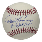 Dennis Martinez Signed Autographed ROMLB Baseball w/ PG 7/28/93 JSA Witness COA0