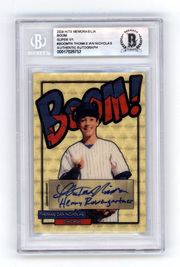 Thomas Ian Nicholas 2024 Hits Memorabilia BOOM Super #1/1 Signed BGS BAS Auto0