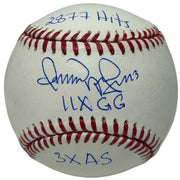 Omar Vizquel Signed Autographed ROMLB Baseball w/ 3x Insc JSA Witness COA0