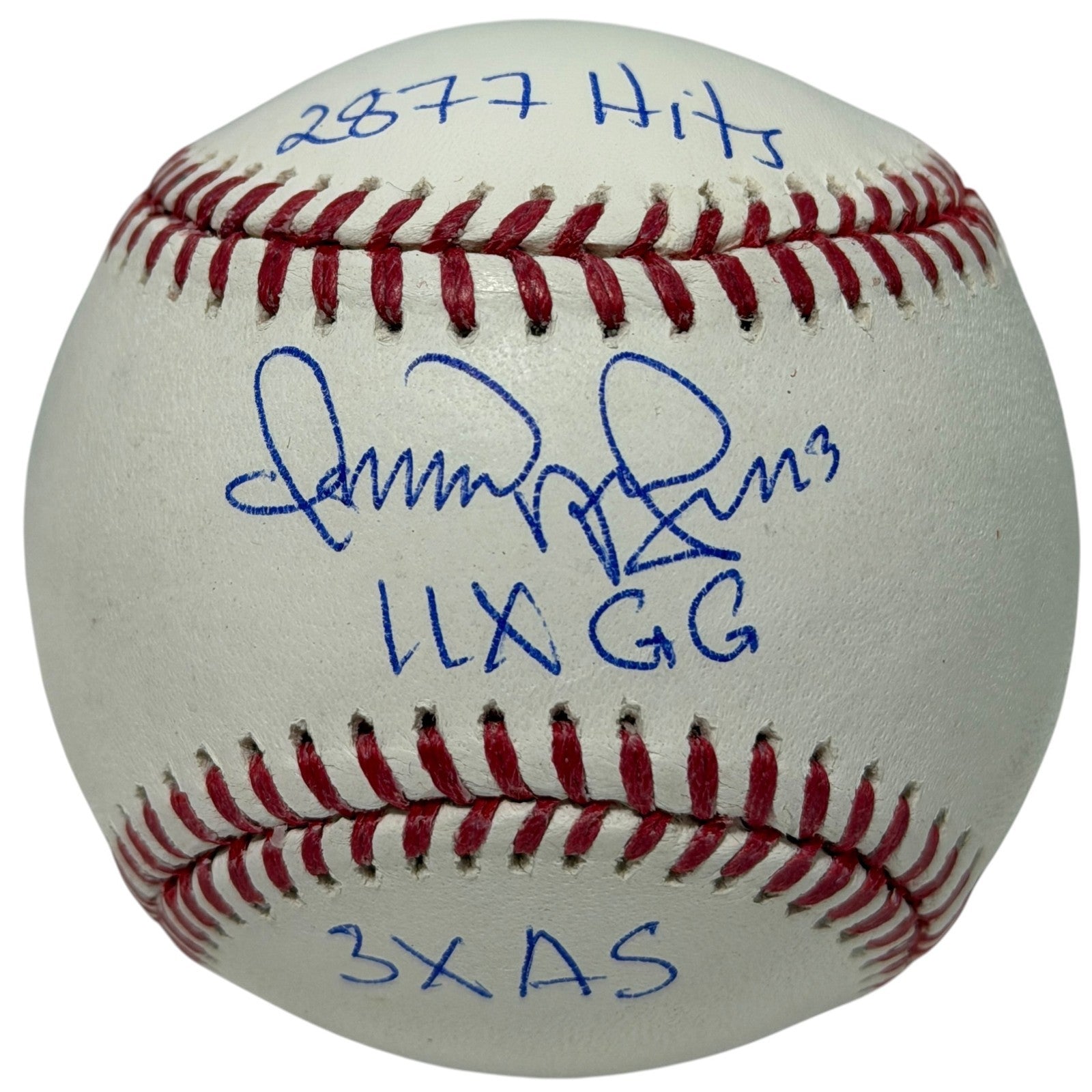 Omar Vizquel Signed Autographed ROMLB Baseball w/ 3x Insc JSA Witness COA0