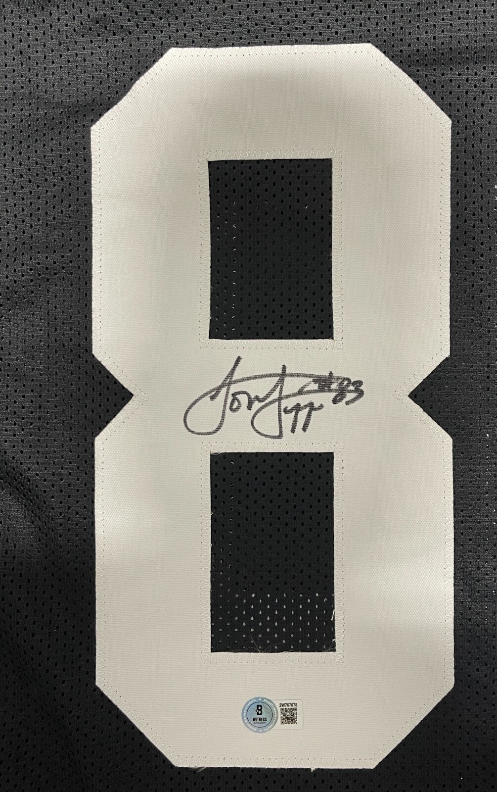 Louis Lipps Signed Pittsburgh Steelers Custom Jersey Beckett Witness BAS COA1