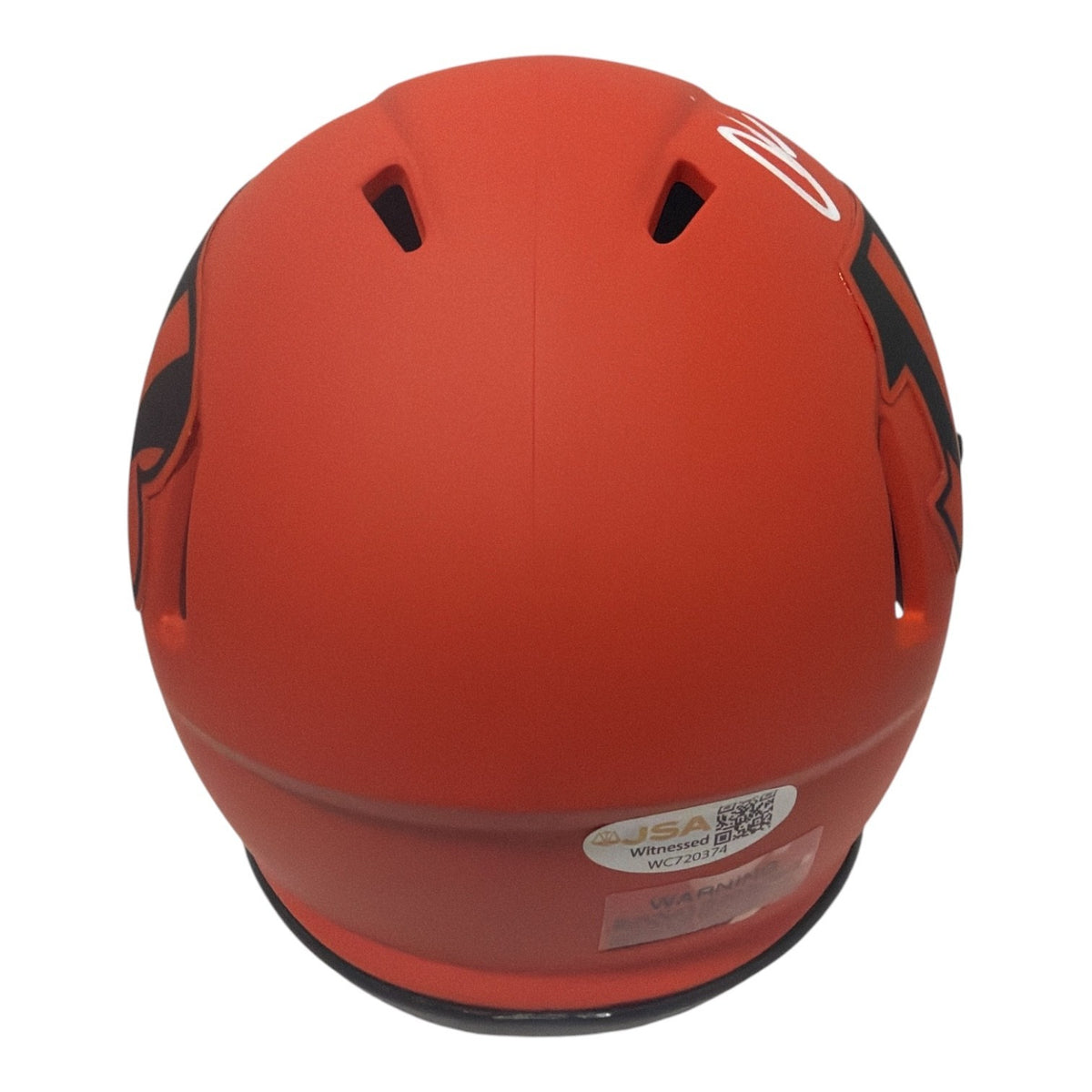 Chad Johnson Signed Cincinnati Bengals Rave Mini Helmet JSA Witness COA2