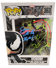 Tom Hardy Signed Venom Funko Pop #363 w/ Sam De La Rosa Sketch BAS & JSA COA C0