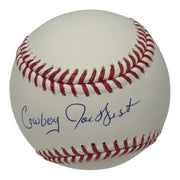 Joe West Signed Autographed ROMLB Baseball w/ Cowboy JSA COA0