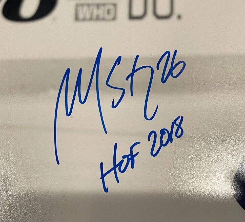 Martin St. Louis Signed Auto Tampa Bay Lightning 16x20 Photo HOF 2018 PSA COA #21