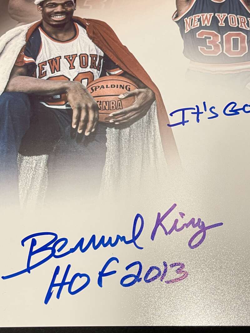 Bernard King Signed Autographed 16x20 Photo JSA COA ITS GOOD TO BE KING!1