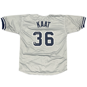 Jim Kaat Signed NY Yankees Custom Jersey w/ HOF 2022 Beckett Witness BAS COA0