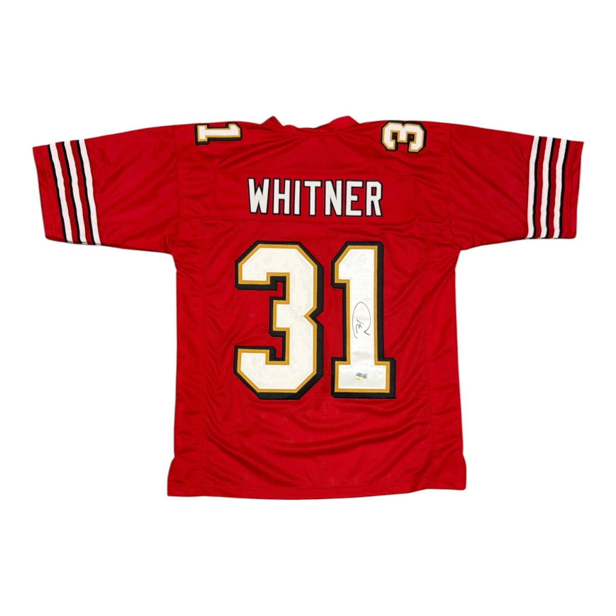 Donte Whitner Signed San Francisco 49ers Custom Jersey Beckett BAS COA0