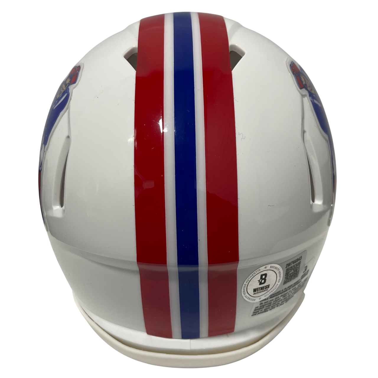 Mike Haynes Signed Patriots TB Mini Helmet w/ HOF 97 Beckett Witness BAS COA2