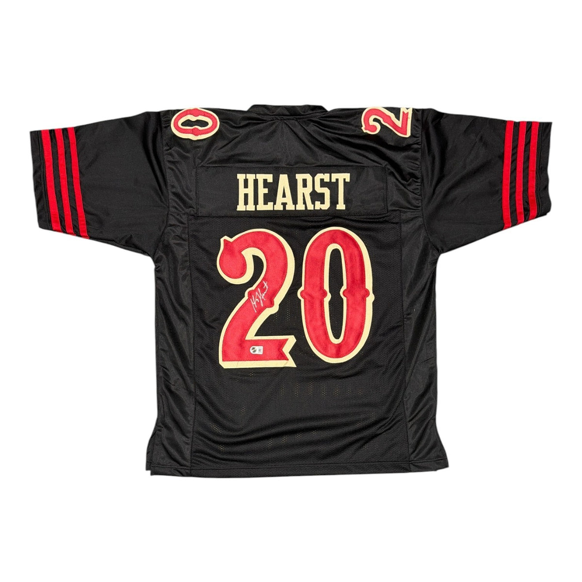 Garrison Hearst Signed San Francisco 49ers Rivalries Custom Jersey BAS COA0