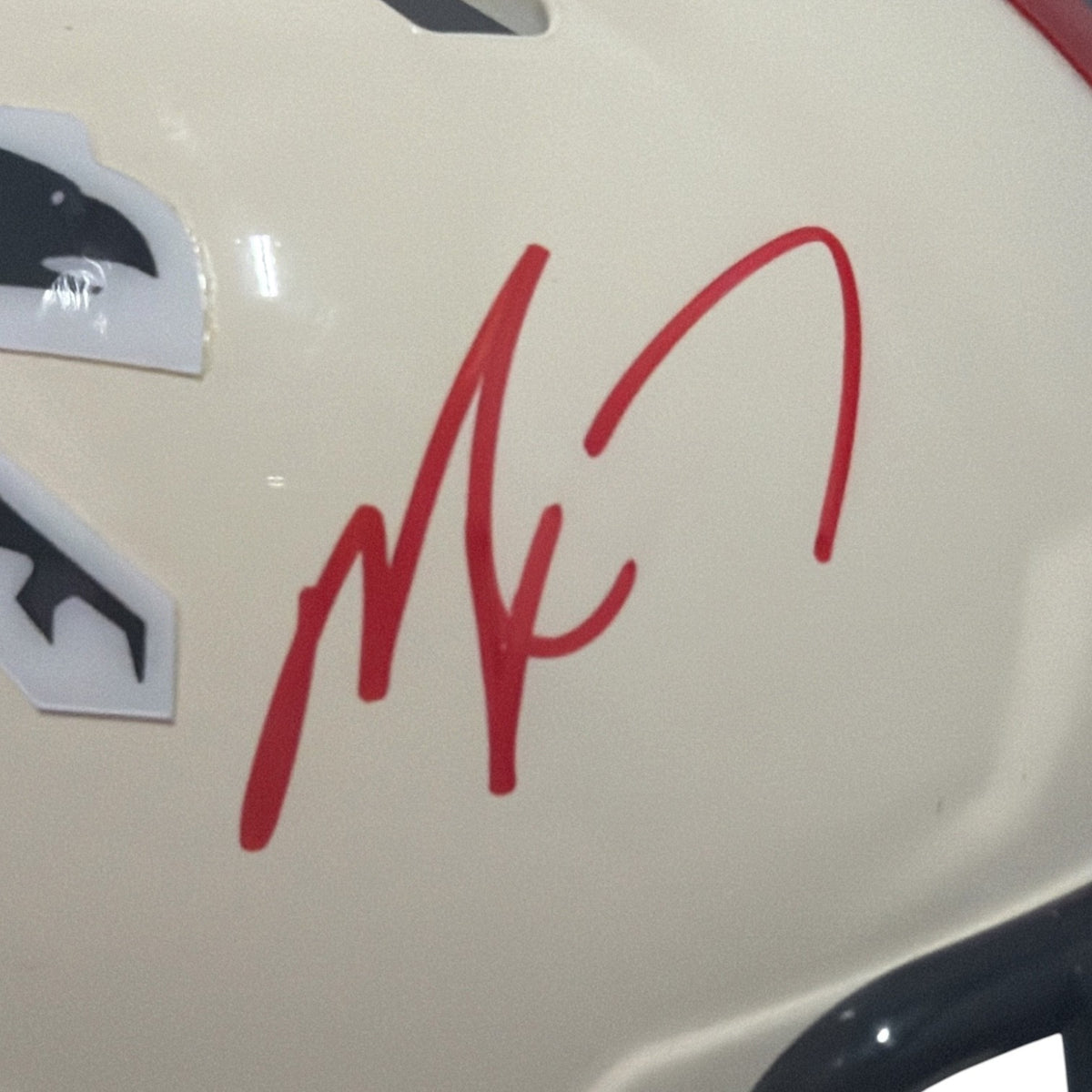 Michael Vick Signed Atlanta Falcons Retro Mini Helmet JSA Witness COA1