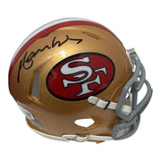 Merton Hanks Signed Autographed San Francisco 49ers TB Mini Helmet JSA Wit. COA0