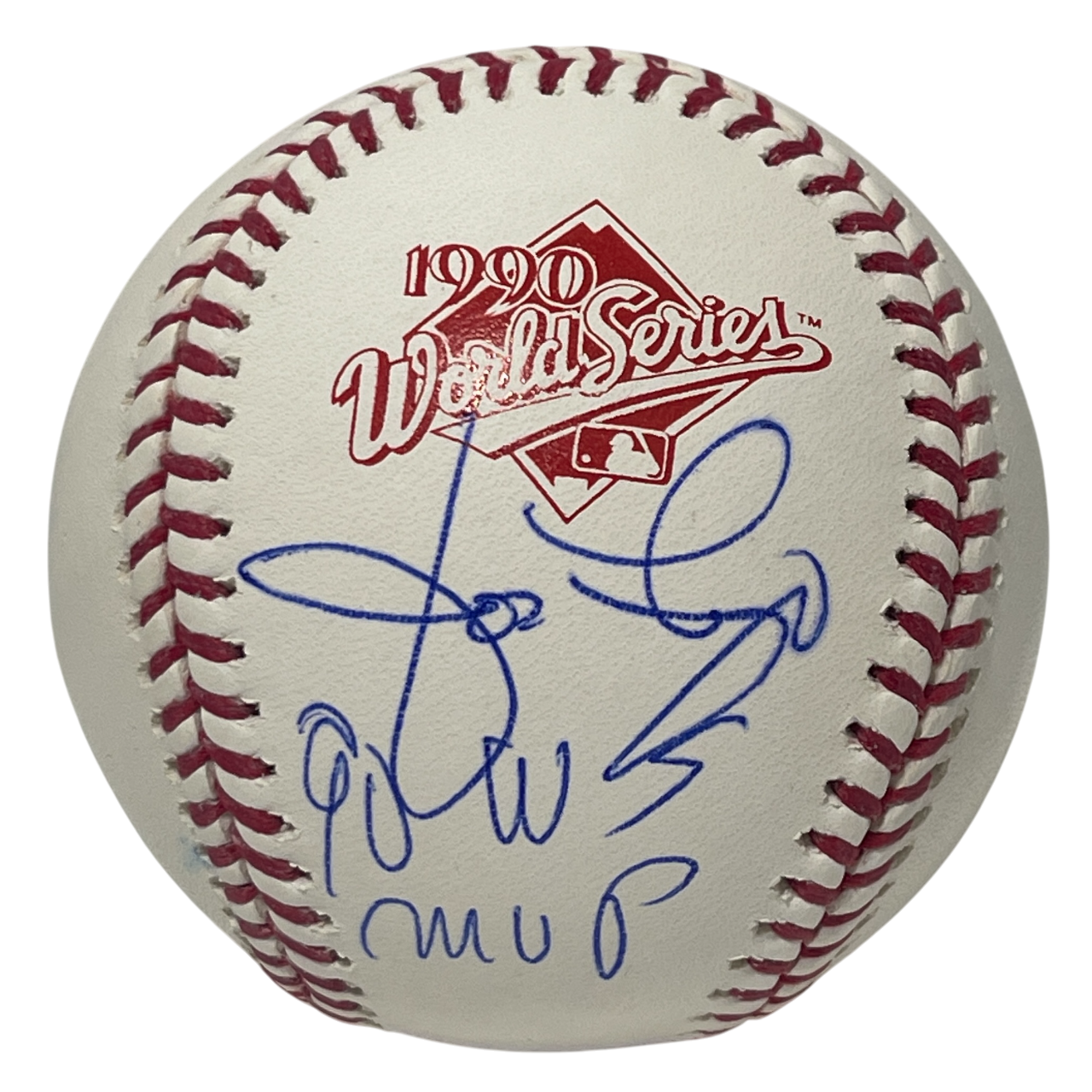 Jose Rijo Signed 1990 World Series ROMLB Baseball w/ 90 WS MVP PSA COA Reds0