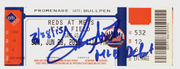 Steven Matz Signed Auto MLB Debut Ticket 6/28/2015 w/ MLB Debut Insc. LSCM COA0