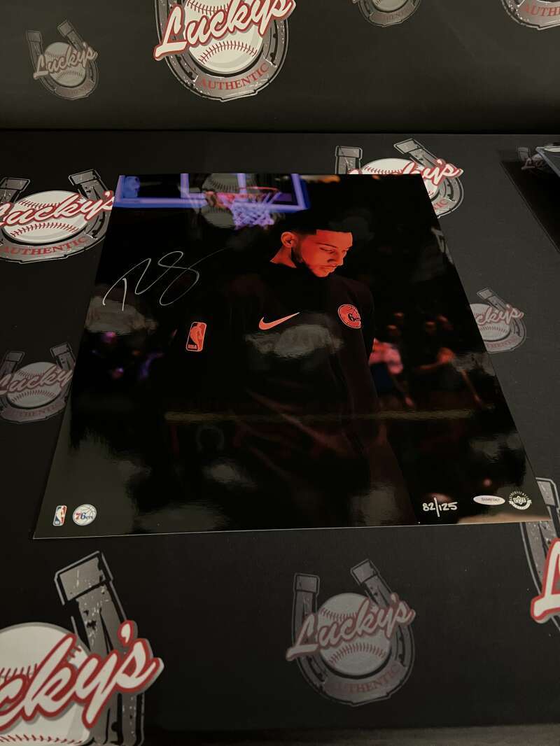 Ben Simmons Signed 16x20 Photo Preperation LE /125 Upper Deck UDA COA0