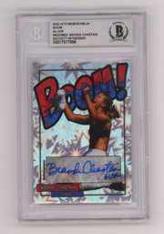 Brandi Chastain 2024 Hits Memorabilia BOOM Silver /6 Signed w/ USA BGS BAS Auto0