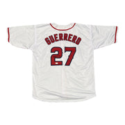 Vladimir Guerrero Signed Autographed Los Angeles Angels Custom Jersey JSA W COA0