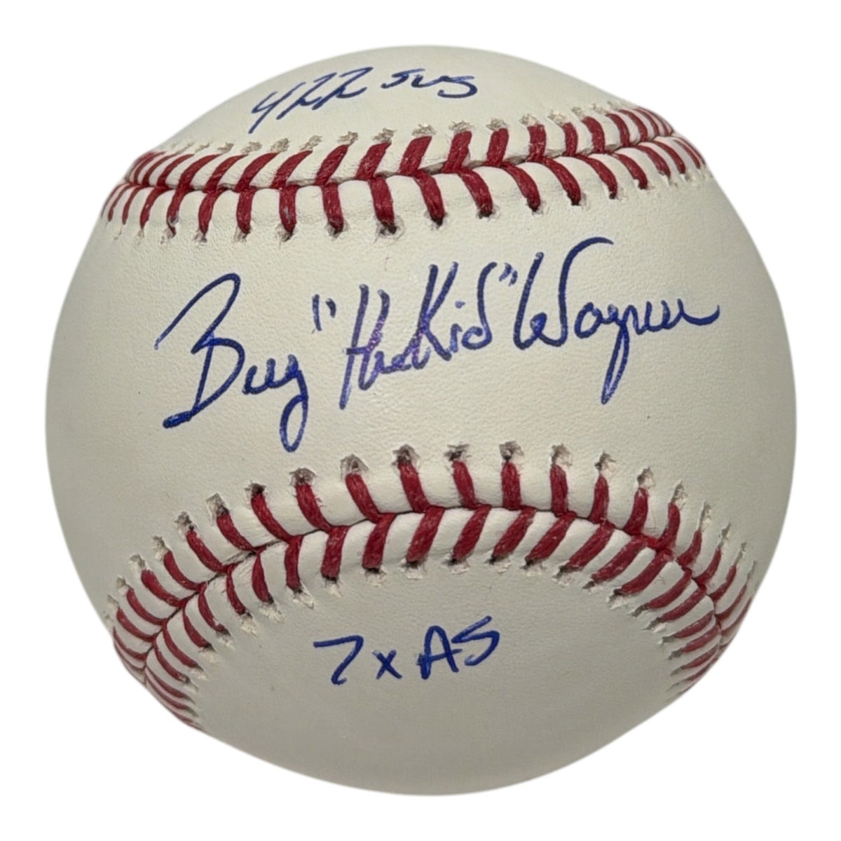 Billy "The Kid" Wanger Signed ROMLB Baseball w/ 3 Insc JSA COA Astros Mets0