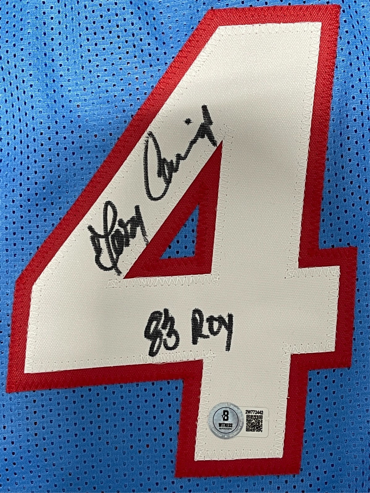 Terry Cummings Signed San Diego Clippers Custom Jersey 83 ROY Beckett W BAS COA1