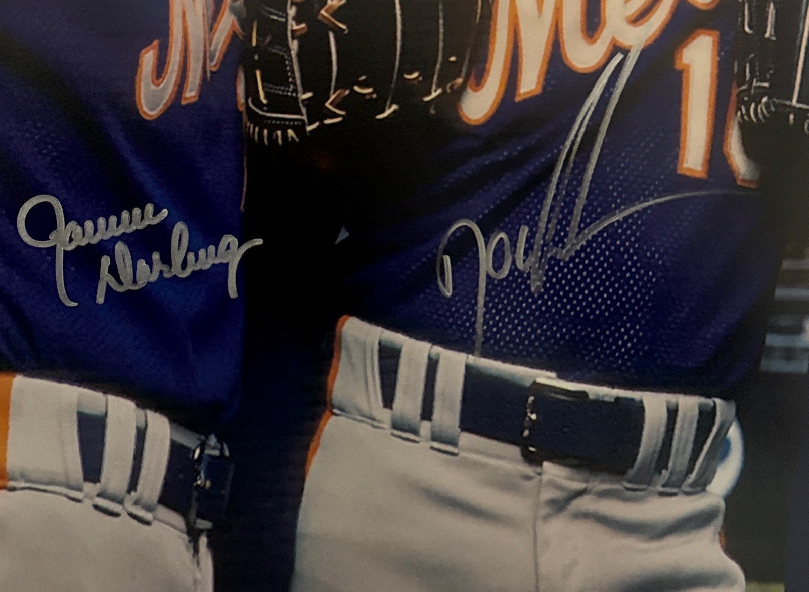 Gooden Darling Ojeda Fernandez Mets Starting Four Signed 16x20 Photo JSA W COA A1