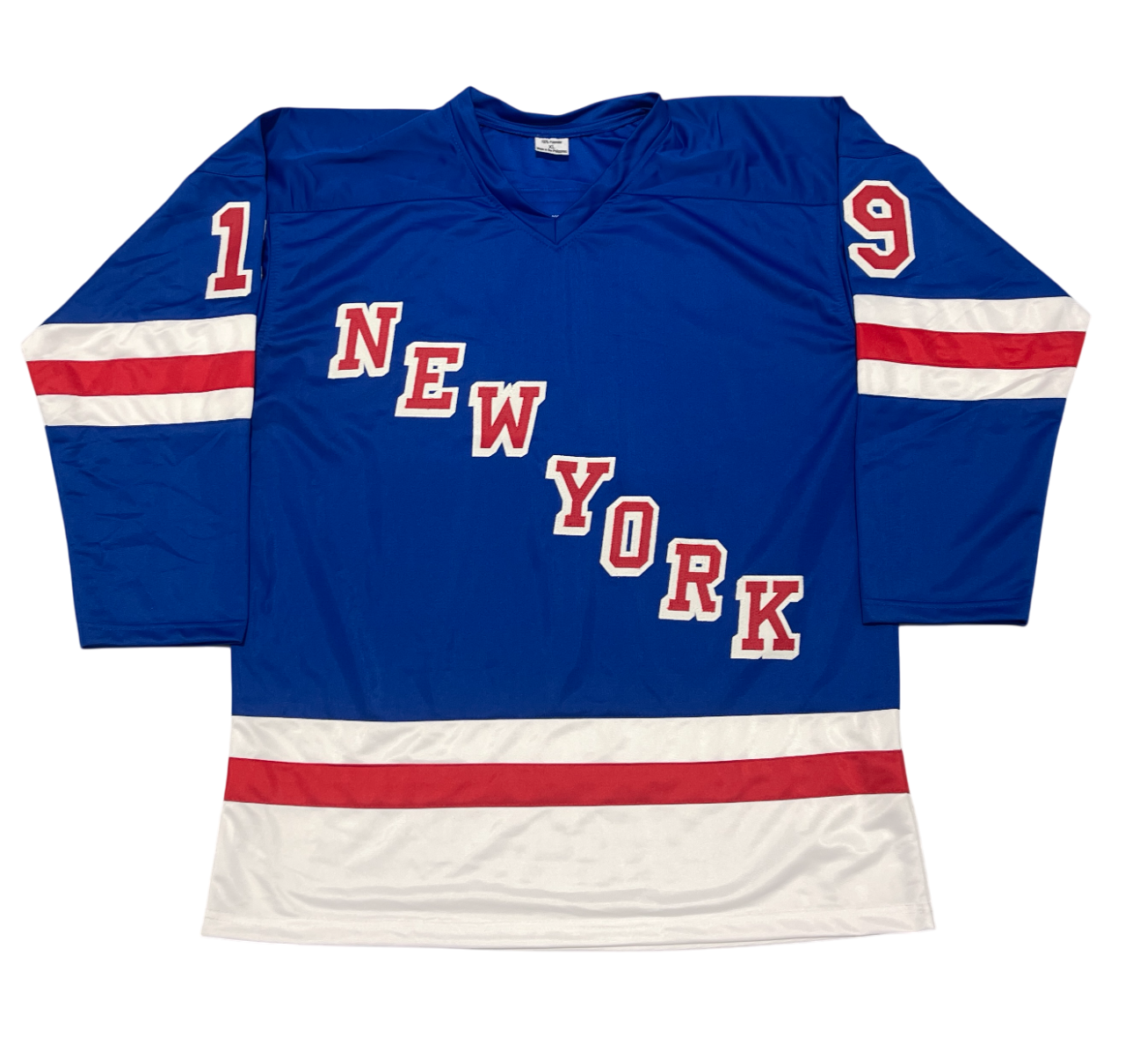Jean Ratelle Signed NY Rangers Custom Jersey w/ 3 Insc Beckett Wit BAS COA2