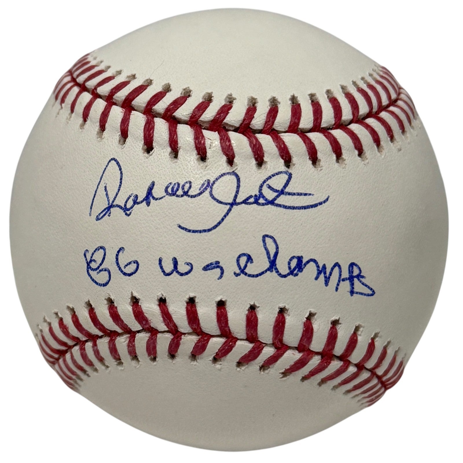 Rafael Santana Signed ROMLB Baseball w/ 86 WS Champs Insc JSA Witness COA0