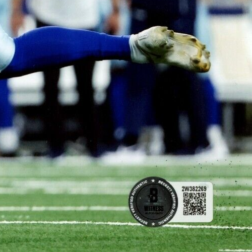 Brandon Aubrey Signed Dallas Cowboys 8x10 Photo Beckett Witness BAS COA #41