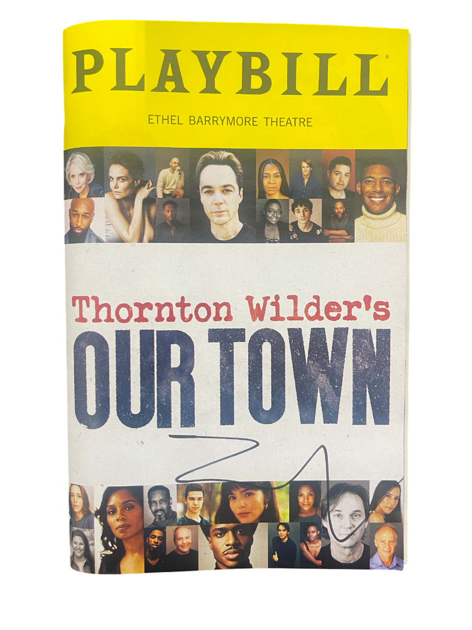 Zoey Deutch Signed Autographed Thornton Wilder's Our Town Playbill LSCM COA1