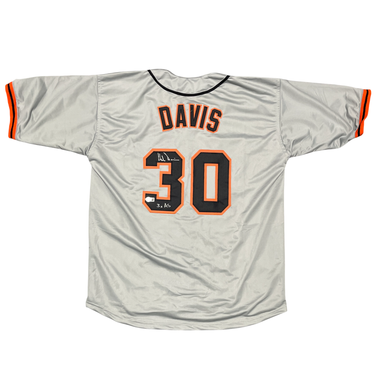 Chili Davis Signed San Francisco Giants Custom Jersey w/ 3x AS Beckett W BAS COA0