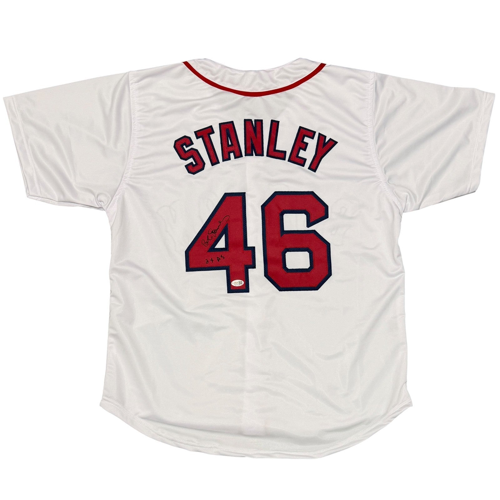 Bob Stanley Signed Boston Red Sox Custom Jersey w/ 2x AS JSA Witness COA0