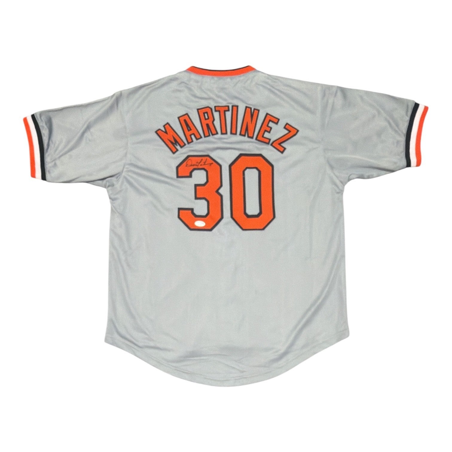 Dennis Martinez Signed Baltimore Orioles Custom Jersey JSA Witness COA0