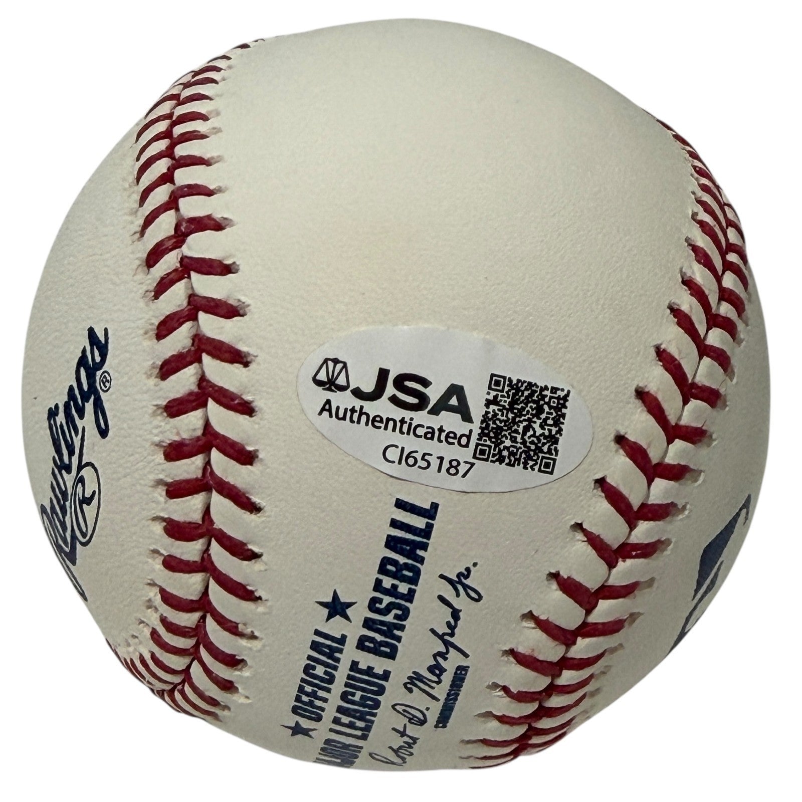 Grant Holmes Signed Autographed ROMLB Baseball JSA COA Atlanta Braves1