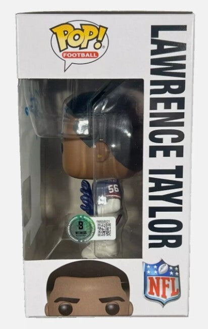 Lawrence Taylor Signed Auto New York Giants Funko Pop #79 Beckett Wit BAS COA1