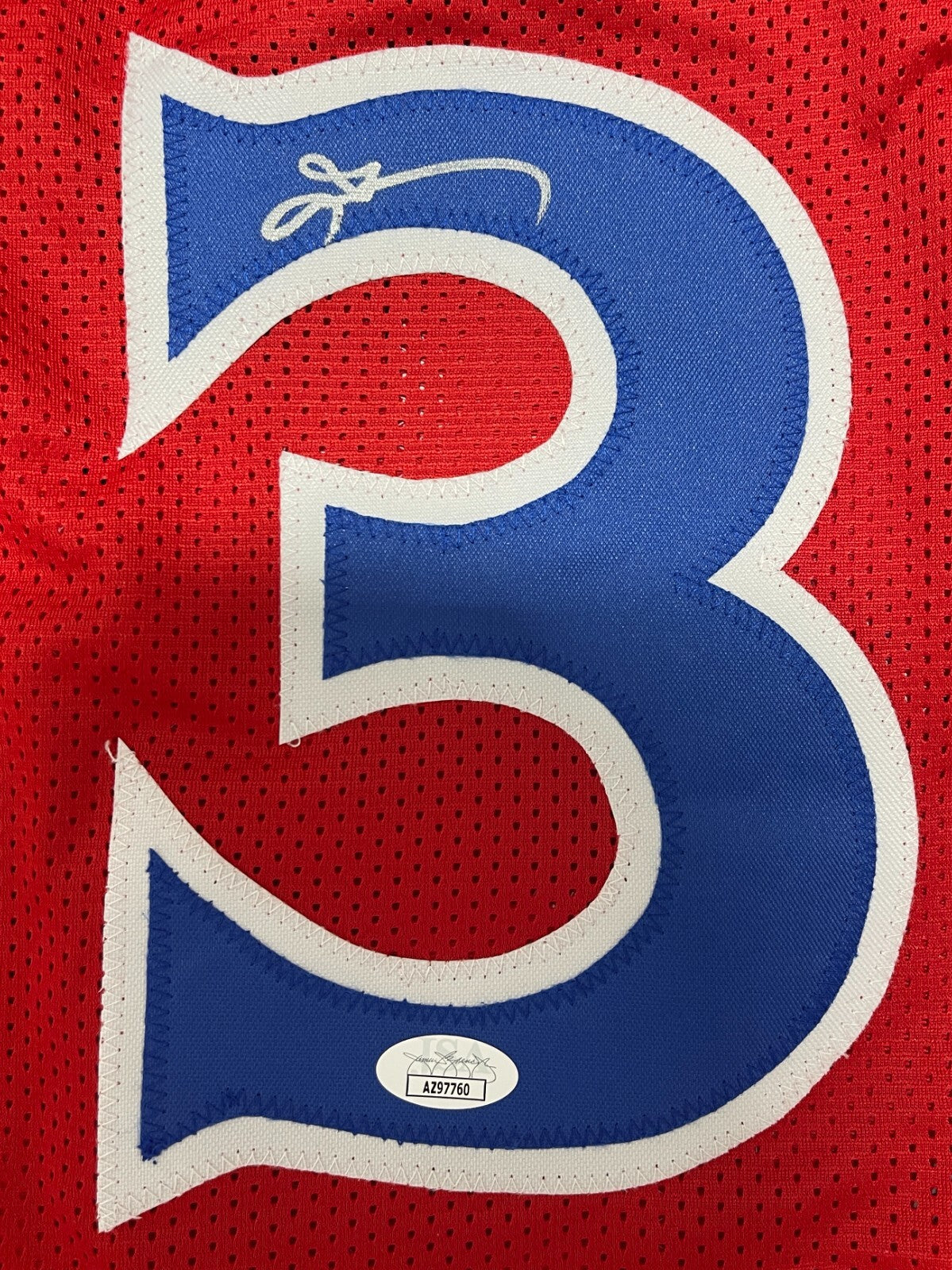 Allen Iverson Signed The Answer Custom Jersey Philadelphia 76ers JSA COA1