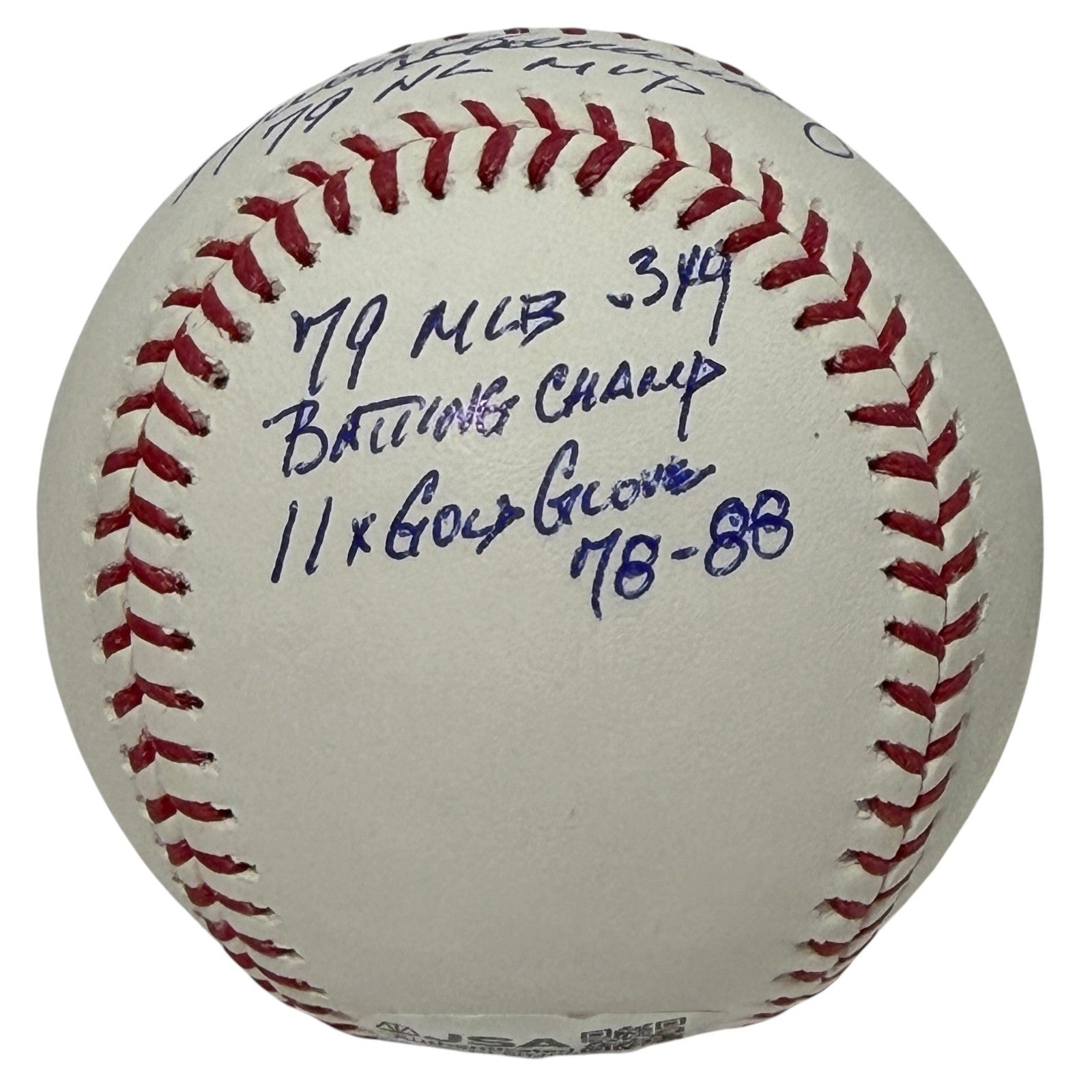 Keith Hernandez Signed Autographed ROMLB Baseball w/ 4 Stat Inscs JSA COA Mets2