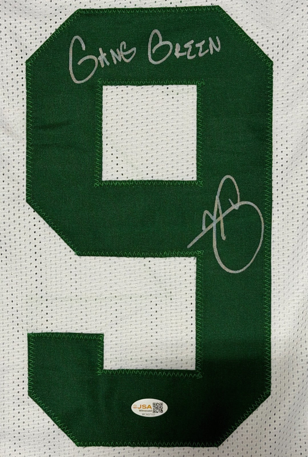Minkah Fitzpatrick Signed New York Jets Custom Jersey  w/ Gang Green JSA Wit COA1