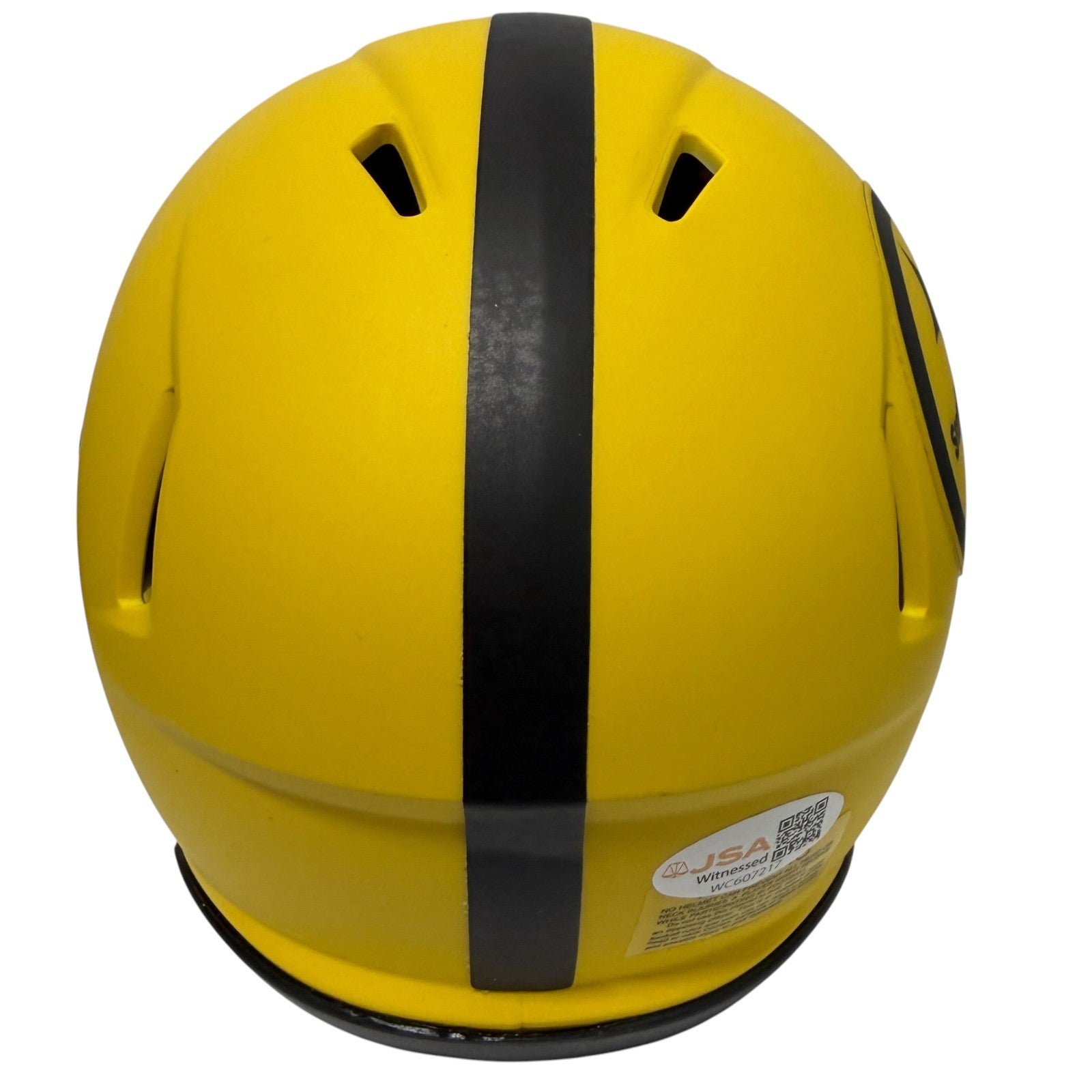Minkah Fitzpatrick Signed Pittsburgh Steelers Rave Mini Helmet JSA Witness COA2