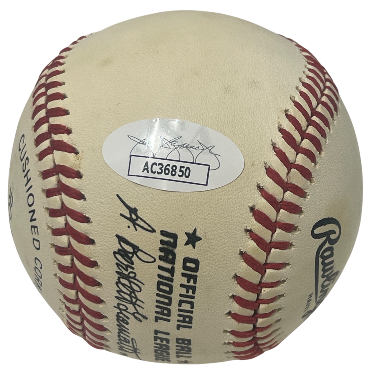 Rick Sutcliffe Signed Autographed Rawlings National League Baseball Cubs JSA COA5