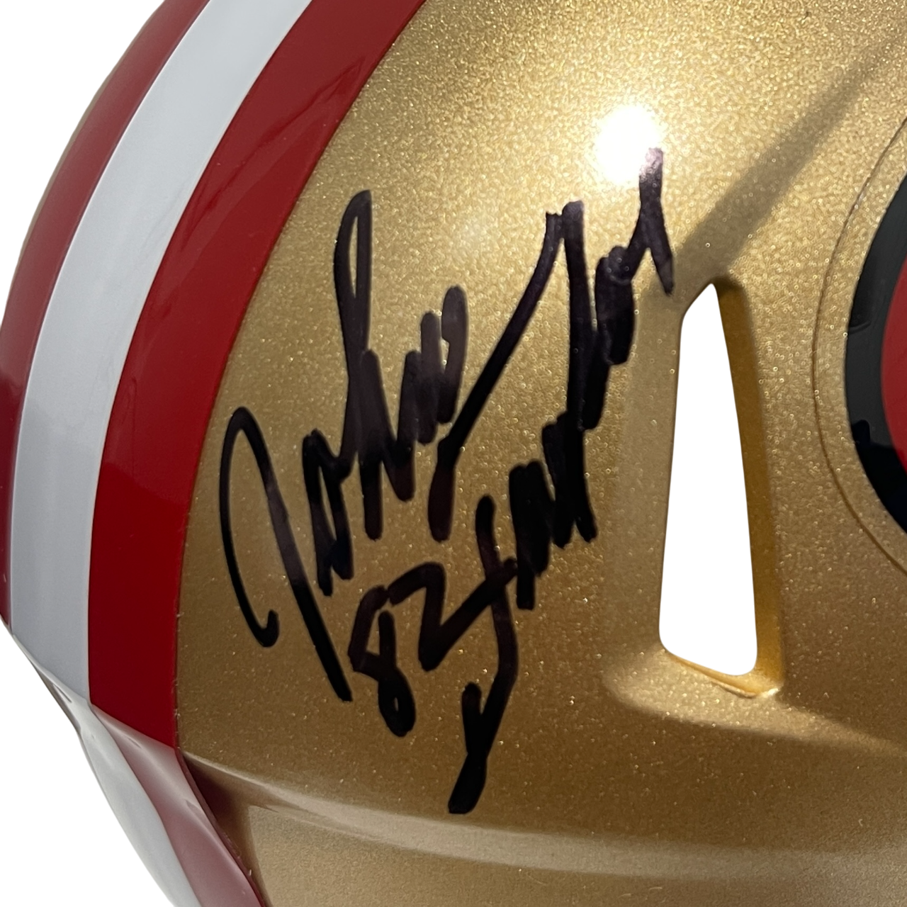 John Taylor Signed 49ers TB Mini Helmet w/ 3x SB Champs Beckett Witness BAS COA1