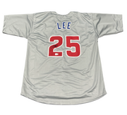 Derrek Lee Signed Chicago Cubs Custom Jersey Beckett Witness BAS COA0
