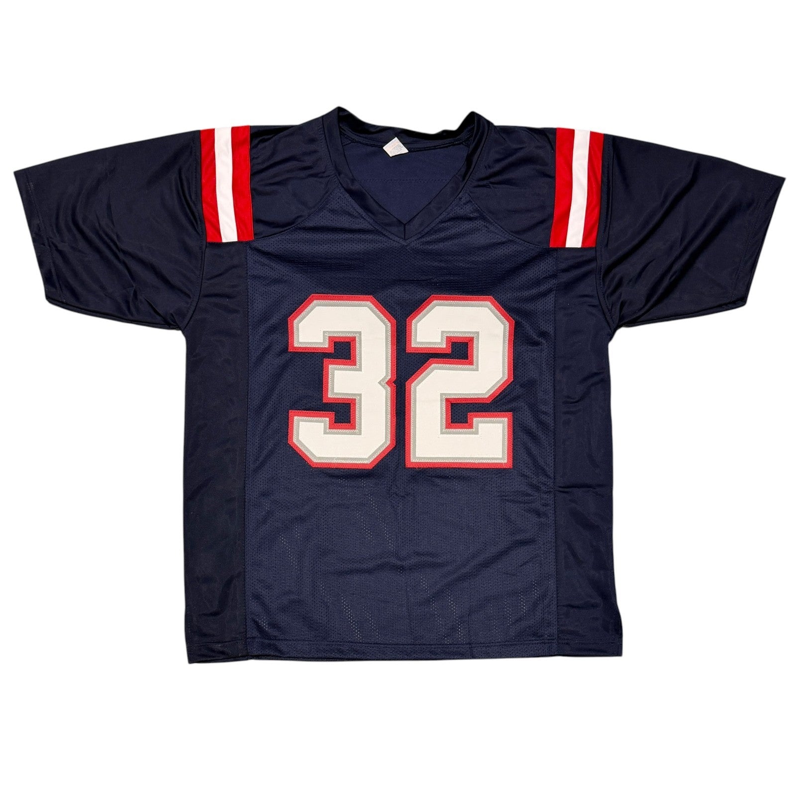 TreVeyon Henderson Signed New England Patriots Custom Jersey JSA Witness COA2