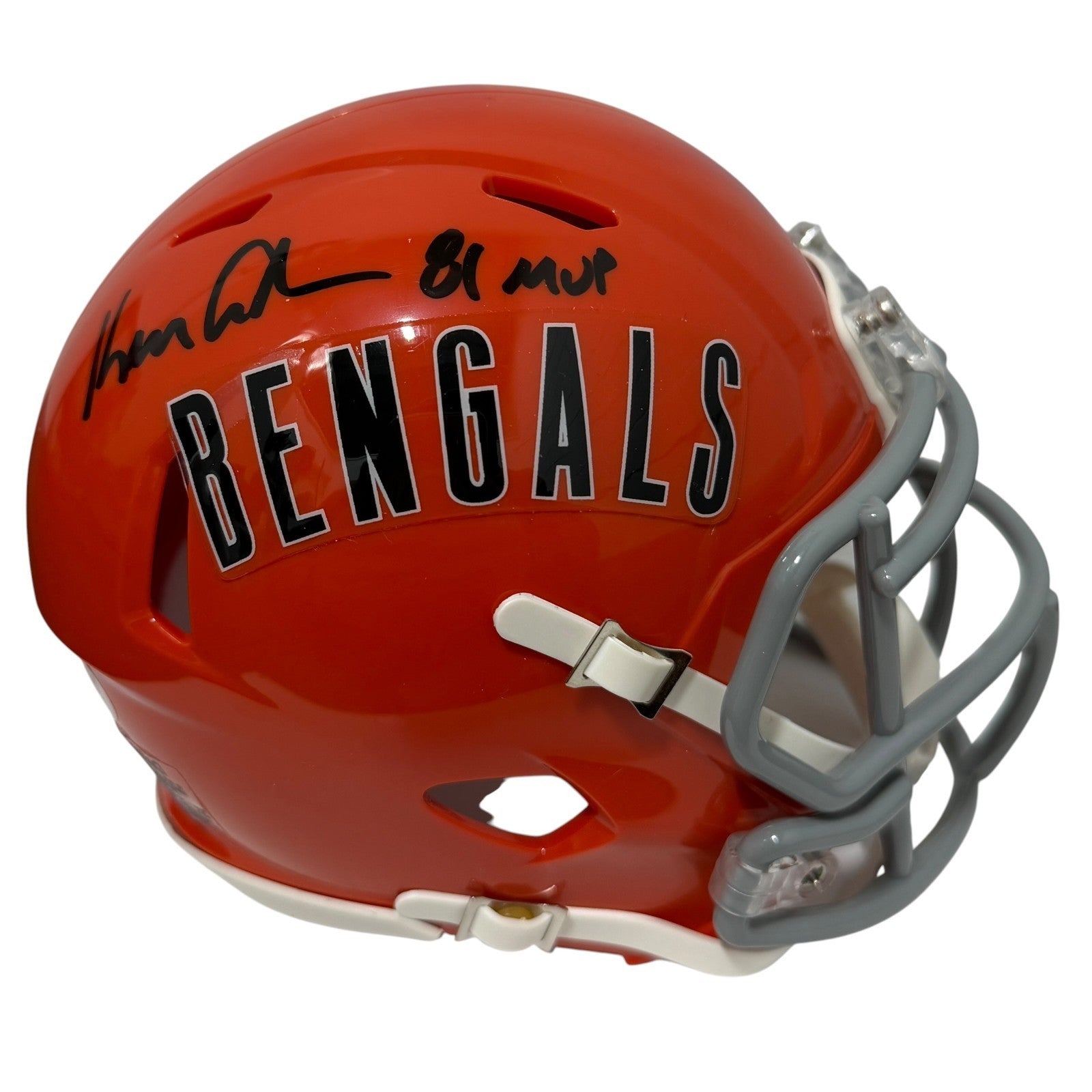Ken Anderson Signed Cincinnati Bengals TB Mini Helmet w/ 81 MVP JSA Witness COA0